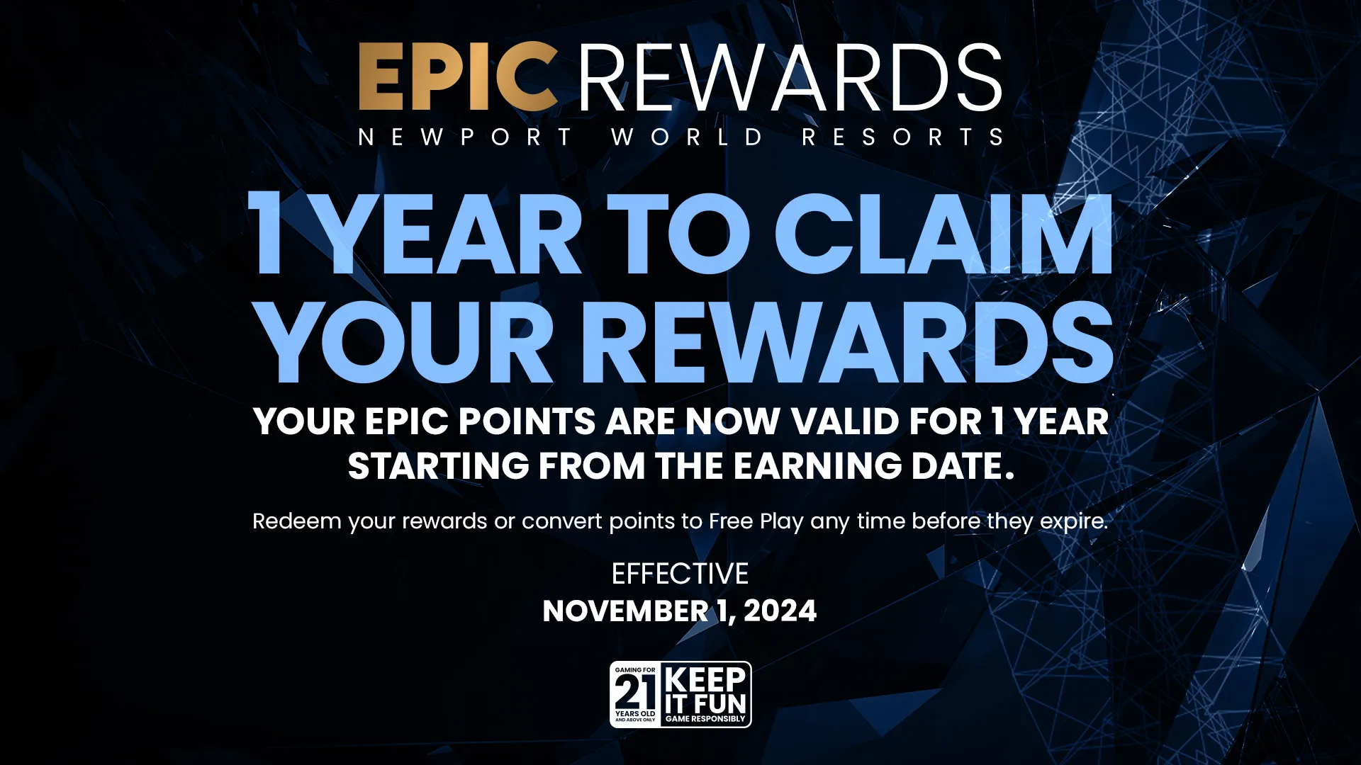 Epic Rewards | Newport World Resorts